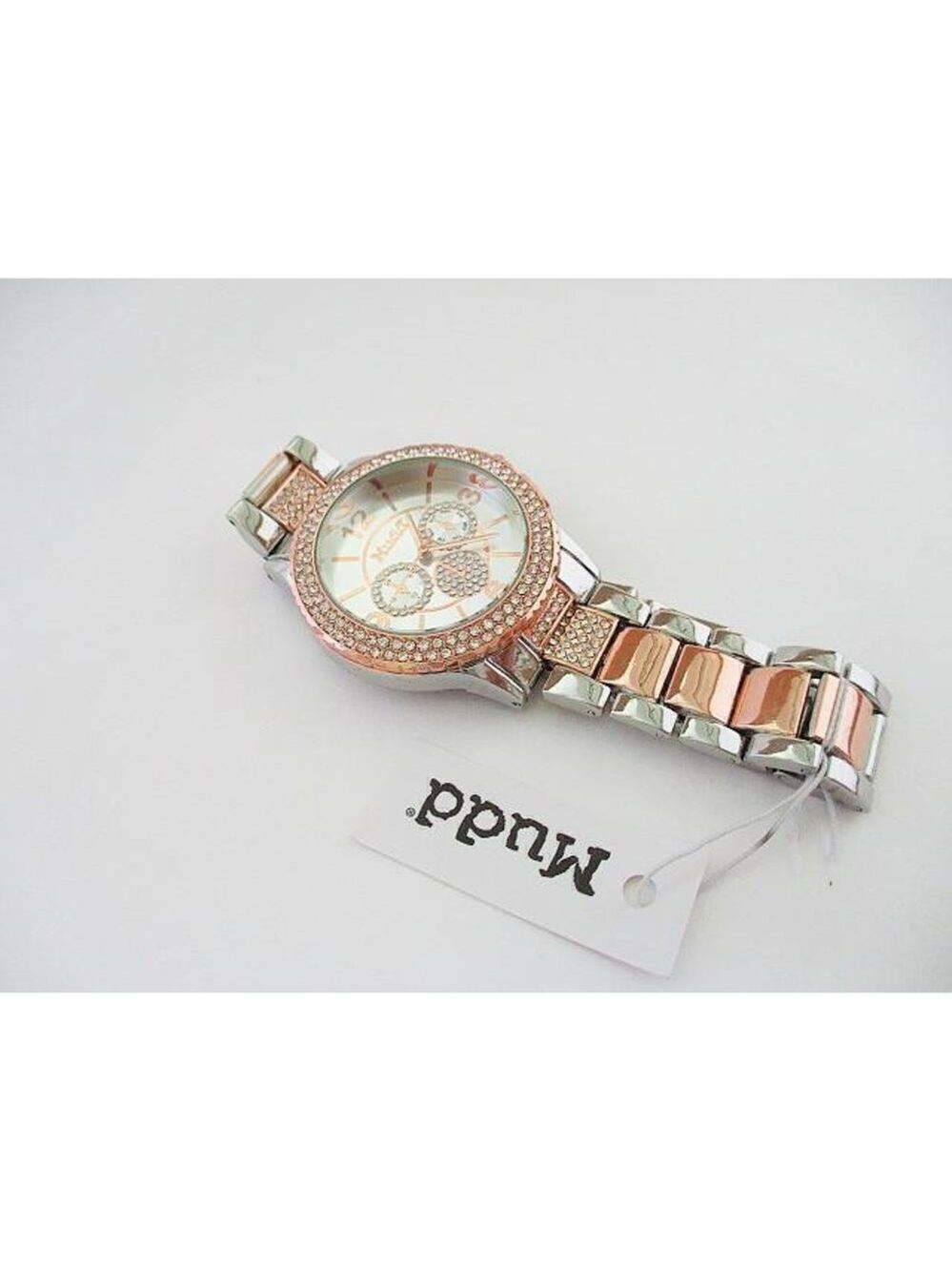 NWT Women's Mudd Silver and Gold Tone Watch